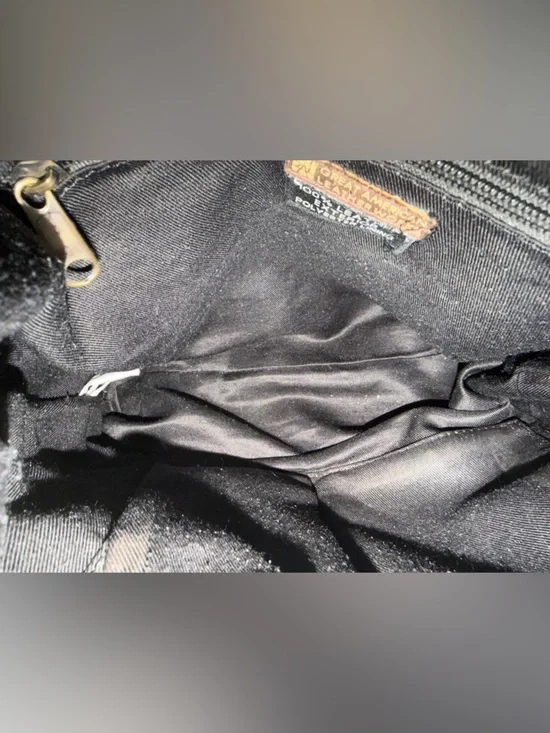 GREAT AMERICAN Leather Works- Black Leather Western Crossbody Purse Bag- EUC - Picture 5 of 6